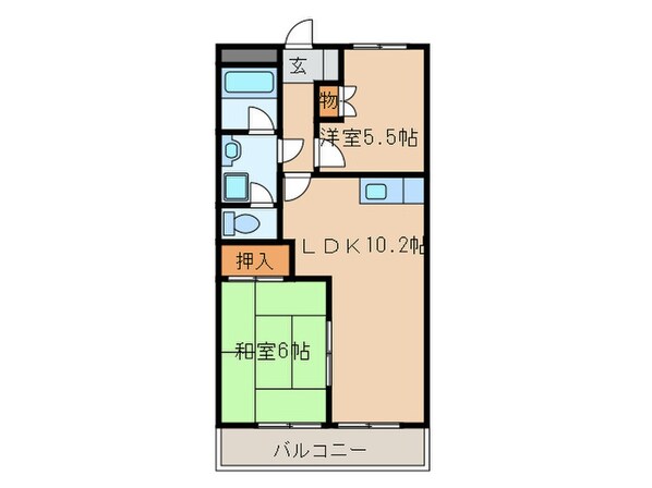 リバ－サイドＮ・Ｋの物件間取画像